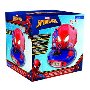 Réveil projecteur spiderman en 3d