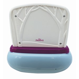 Réveil projecteur reine des neiges avec anna et elsa en 3d