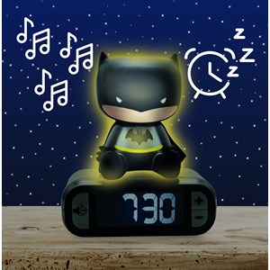 Réveil avec veilleuse batman en 3d