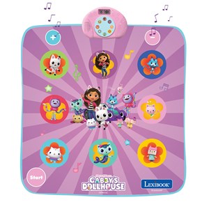 Tapis de danse électronique bluetooth et lumineux gabby et la maison magique