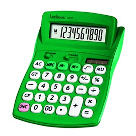Calculatrice de bureau verte 10 chiffres