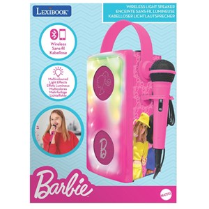 Puissante enceinte bluetooth lumineuse barbie avec micro