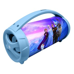 Enceinte bluetooth sans-fil lumineuse avec micro la reine des neiges
