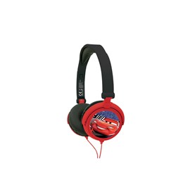 Casque stéréo filaire pliable avec limitation de volume d'écoute disney cars