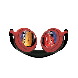 Casque stéréo filaire pliable avec limitation de volume d'écoute disney cars