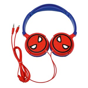 Casque stéréo filaire pliable avec limitation de volume d'écoute spiderman