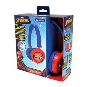 Casque stéréo filaire pliable avec limitation de volume d'écoute spiderman