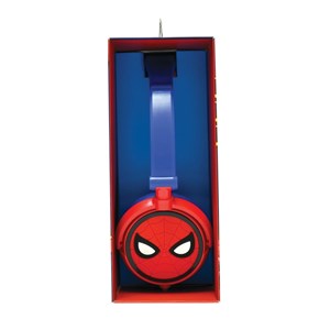 Casque stéréo filaire pliable avec limitation de volume d'écoute spiderman
