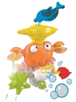 Jouet Ventouse Bébé Lot De 3 - Jouet Sensoriel De Bain Et De Voyage - Crabes Colorés Avec Ventouses Puissantes