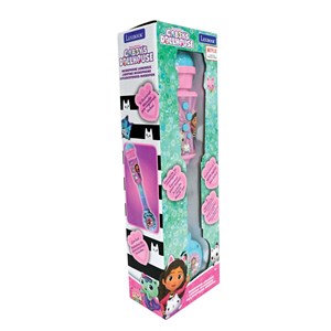 Microphone gabby et la maison magique avec tube lumineux et enceinte