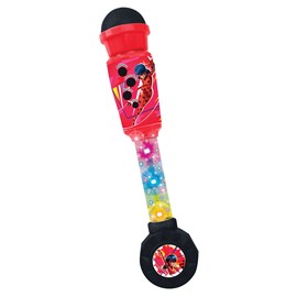 Microphone miraculous avec tube lumineux et enceinte