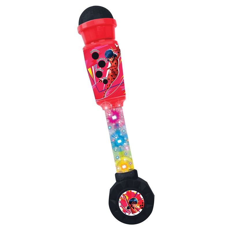 Microphone miraculous avec tube lumineux et enceinte