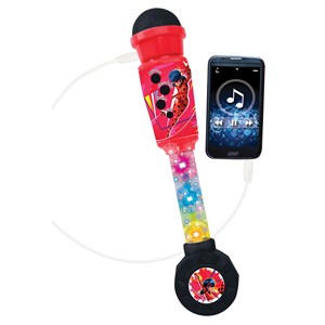 Microphone miraculous avec tube lumineux et enceinte