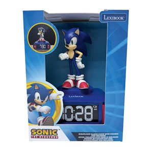 Réveil avec veilleuse sonic 3d