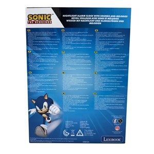 Réveil avec veilleuse sonic 3d