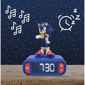 Réveil avec veilleuse sonic 3d