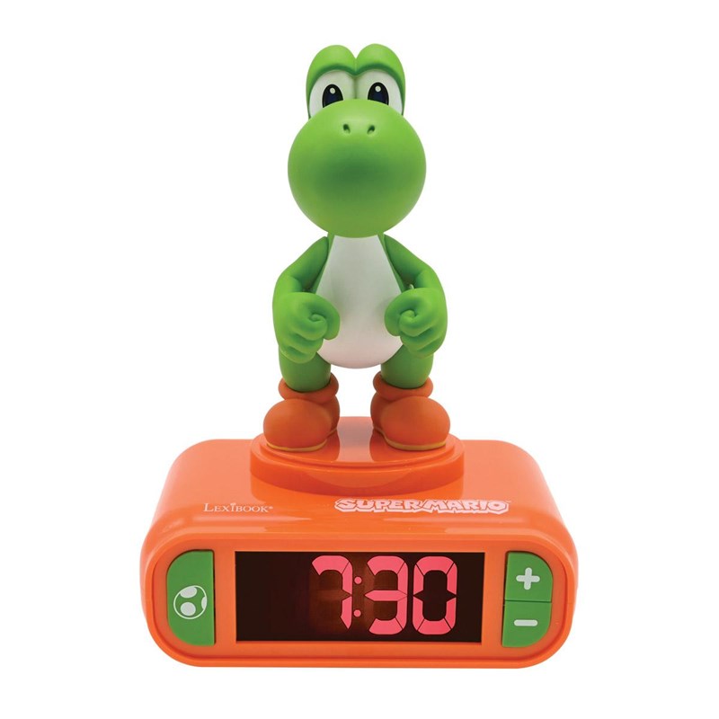 Réveil avec veilleuse yoshi en 3d