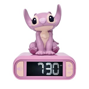 Réveil avec veilleuse angel en 3d