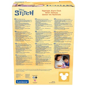 Réveil avec veilleuse angel en 3d