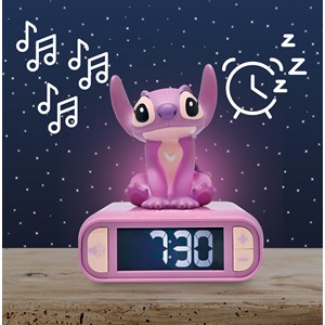 Réveil avec veilleuse angel en 3d