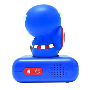 Réveil avec veilleuse captain america en 3d