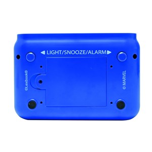 Réveil avec veilleuse captain america en 3d