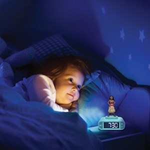 Réveil avec veilleuse vaiana en 3d