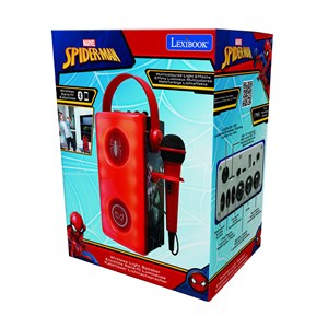 Enceinte bluetooth lumineuse  avec micro spiderman