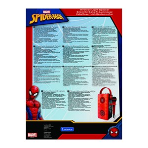 Enceinte bluetooth lumineuse  avec micro spiderman
