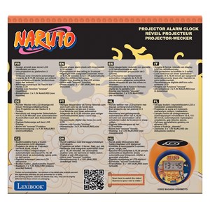Réveil projecteur naruto avec minuteur