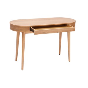 Bureau avec tiroir en bois clair l120 cm judith