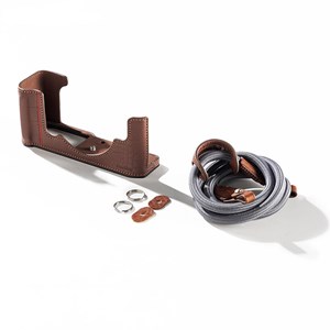 Smallrig étui de protection en cuir marron pour nikon zf - 5096