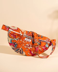 Sac banane à langer kimi orange vintage