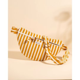 Sac banane à langer kimi raye mocha