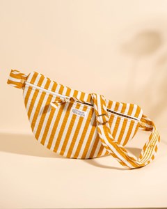 Sac banane à langer kimi raye mocha