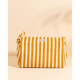 Trousse de toilette banita rayé mocha