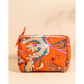 Trousse de toilette banita orange vintage