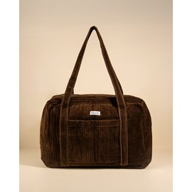 Sac week-end ou à langer lola velours chocolat