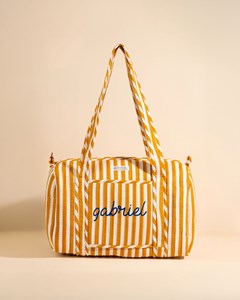 Sac à langer ou de journée sunee rayé mocha