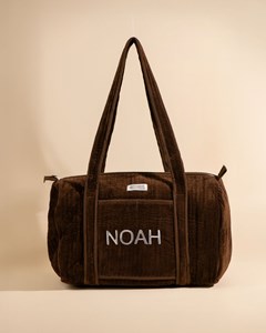 Sac à langer ou de journée sunee velours chocolat