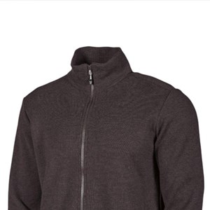 Ivanhoe gilet hadar full zip noir-laine L