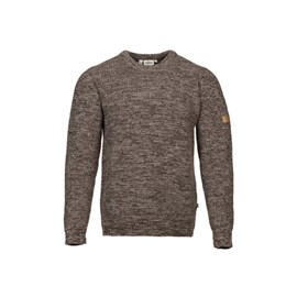 Pull ivanhoe nls petal chocolat mouline