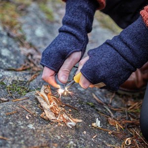 Ivanhoe hand warmer loden gaters black - S