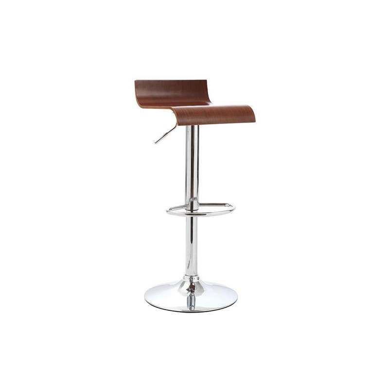 Tabouret de bar en bois coloris noyer surf v2