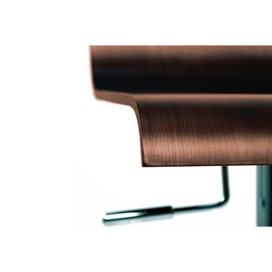 Tabouret de bar en bois coloris noyer surf v2