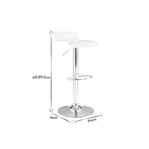 Tabouret de bar blanc surf v2