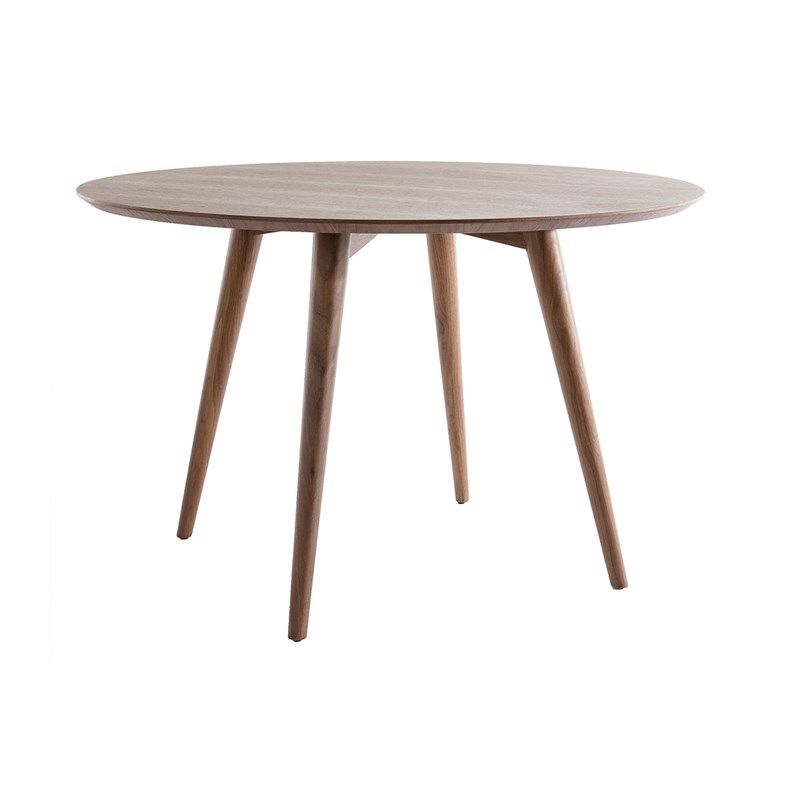 Table à manger ronde noyer d120 cm livia