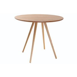 Table à manger ronde bois clair d90 cm artik