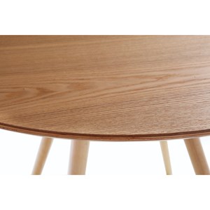Table à manger ronde bois clair d90 cm artik