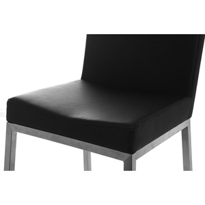 Tabourets de bar noirs h66 cm (lot de 2) epsilon